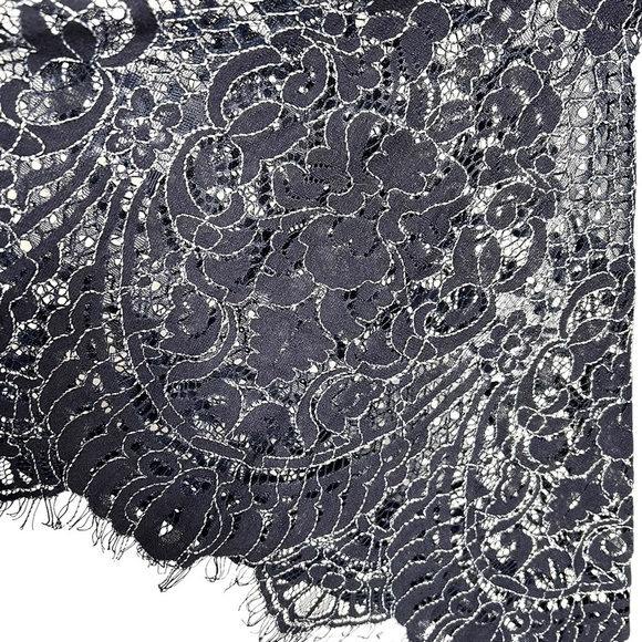 Shona Joy Navy Lace Bustier Dress Size 4 - Picture 12 of 16